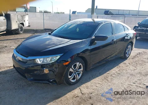 2016 Honda Civic Lx from USA, damaged, VIN 19XFC2F57GE049374